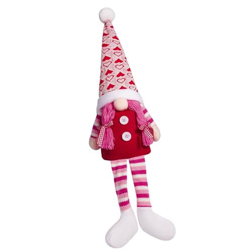 Valentines Day Long Legs Gnomes Plush Dolls Ornament Tomtes Home Tabletop Stuffed Figurines Weddings Party Decoration von arenmi