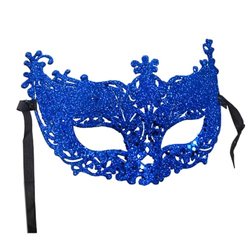 Venezianische Maskerade-Pailletten für Frauen, Party, Halloween, Weihnachten, halbes Gesicht, Cosplay-Zubehör von arenmi