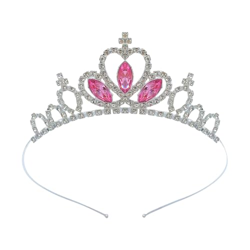 arenmi Queen Crowns Blingbling Stirnband Herz Kopfbedeckung glitzernde Foto-Requisiten Halloween Party Kopfbedeckung Cosplay Zubehör von arenmi