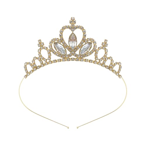 arenmi Queen Crowns Blingbling Stirnband Herz Kopfbedeckung glitzernde Foto-Requisiten Halloween Party Kopfbedeckung Cosplay Zubehör von arenmi