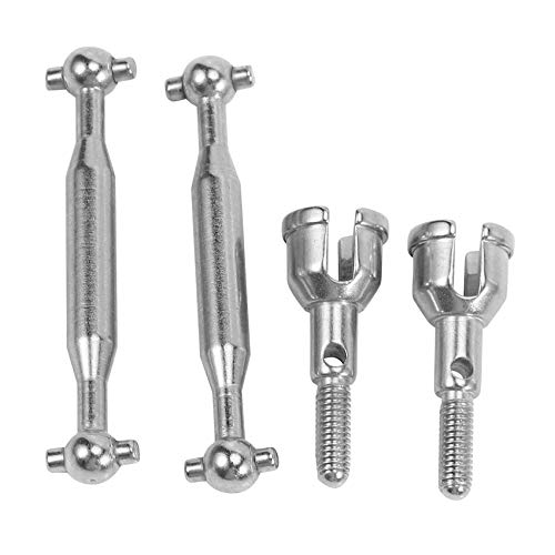 arlote 2Set Metall Heck Antrieb Welle Dogbone für SG 1603 SG 1604 SG1603 SG1604 1/16 RC Auto Teil ZubehöR von arlote