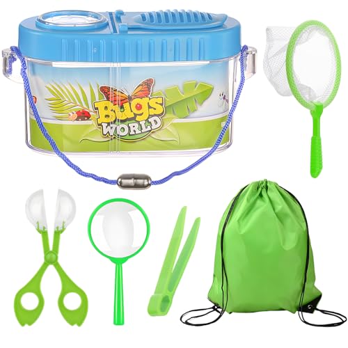 6 Stück Insektenfänger für Kinder, Naturerkundung, Beobachtungswerkzeug, Käfer Lebensraum Outdoor Explorer Kit, Käferfang-Set für Kinder im Alter von 3–8 Jahren 6 Stück Insektenfänger für Kinder, Naturerkundung, Beobachtungswerkzeug, Käfer Lebensraum Outdoor Explorer Kit, Käferfang-Set für Kinder im Alter von 3–8 Jahren von arrderly