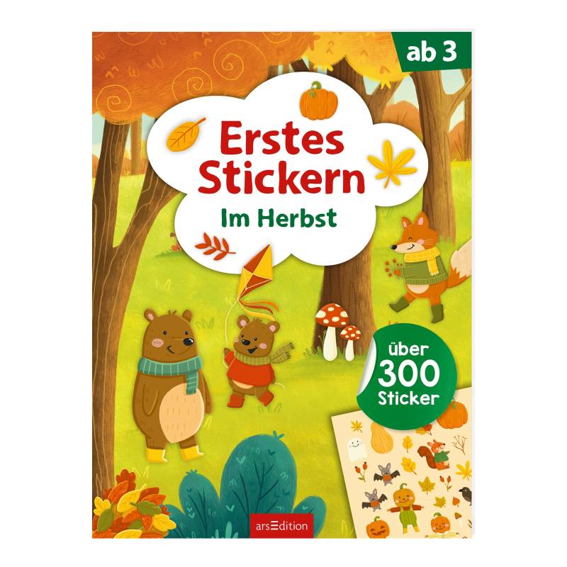 Arsedition Erstes Stickern - Im Herbst von arsEdition