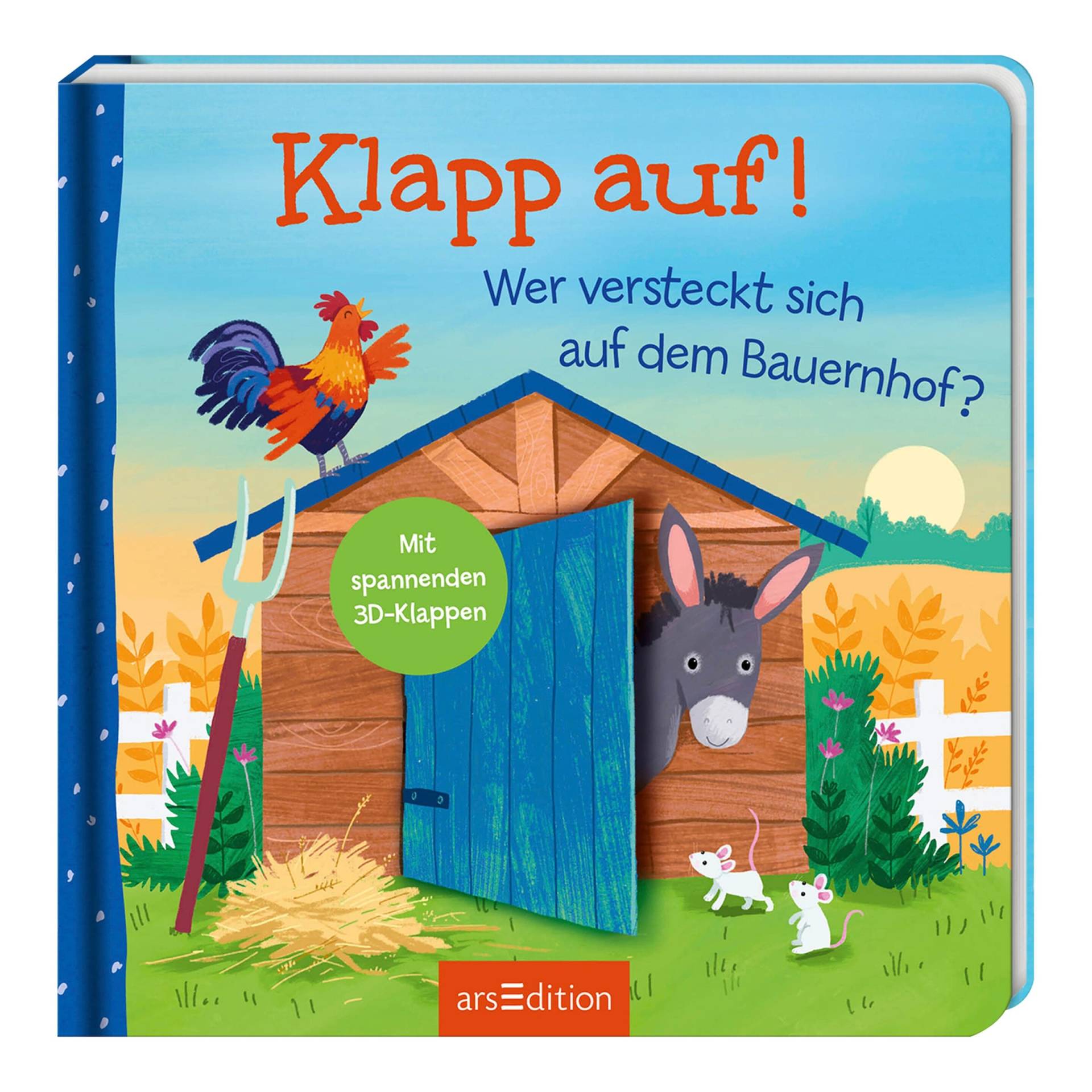 Arsedition Klappenbuch Klapp auf! - Wer versteckt sich auf dem Bauernhof? von arsEdition