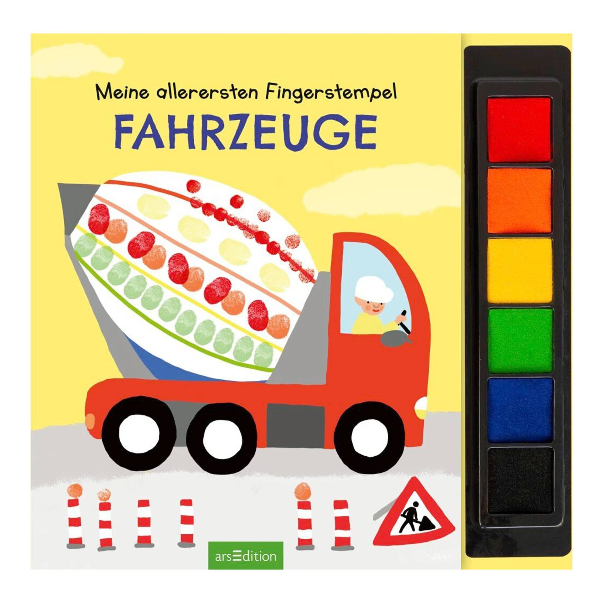 Arsedition Malbuch Meine allerersten Fingerstempel - Fahrzeuge Arsedition Malbuch Meine allerersten Fingerstempel - Fahrzeuge von arsEdition