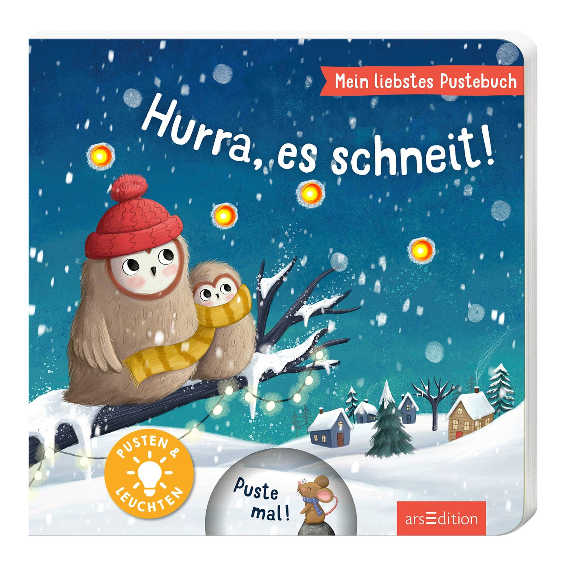 Arsedition Mein liebstes Pustebuch - Hurra, es schneit! von arsEdition