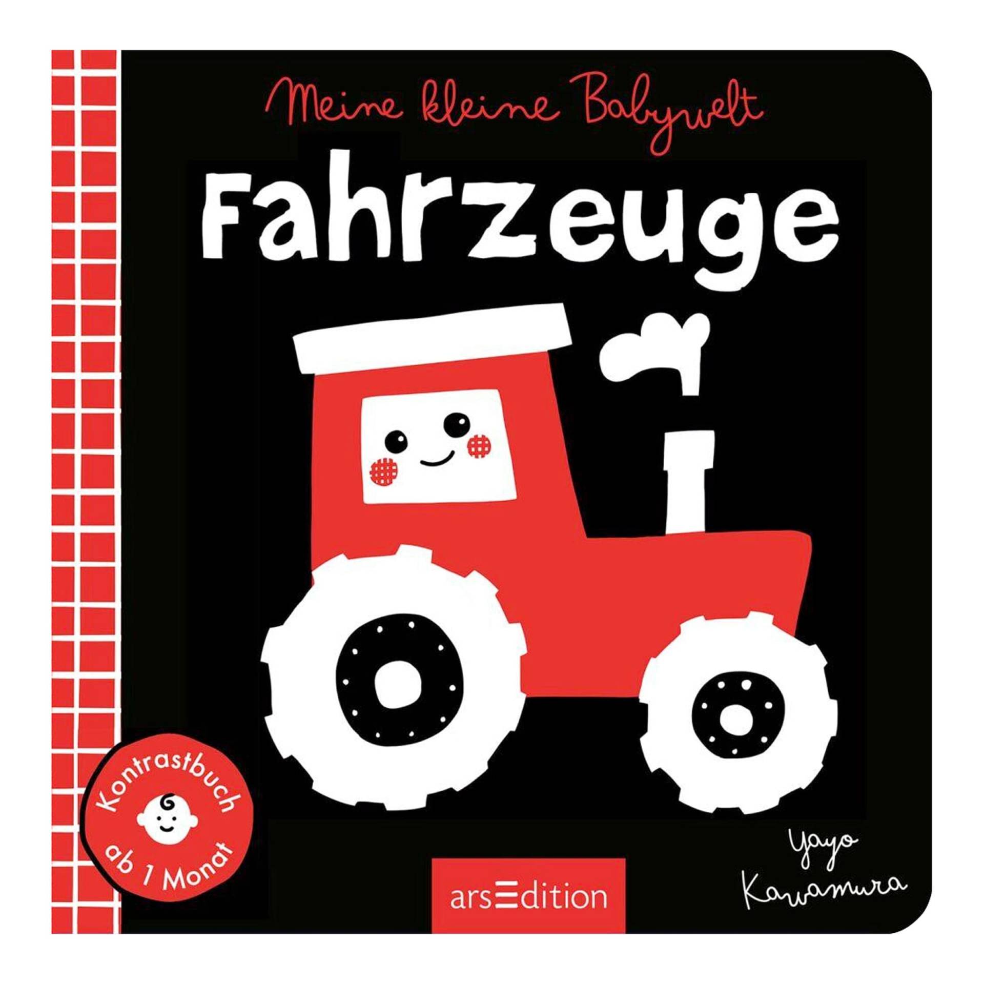 Arsedition Pappbilderbuch Meine kleine Babywelt: Kontrastbuch Fahrzeuge Arsedition Pappbilderbuch Meine kleine Babywelt: Kontrastbuch Fahrzeuge von arsEdition