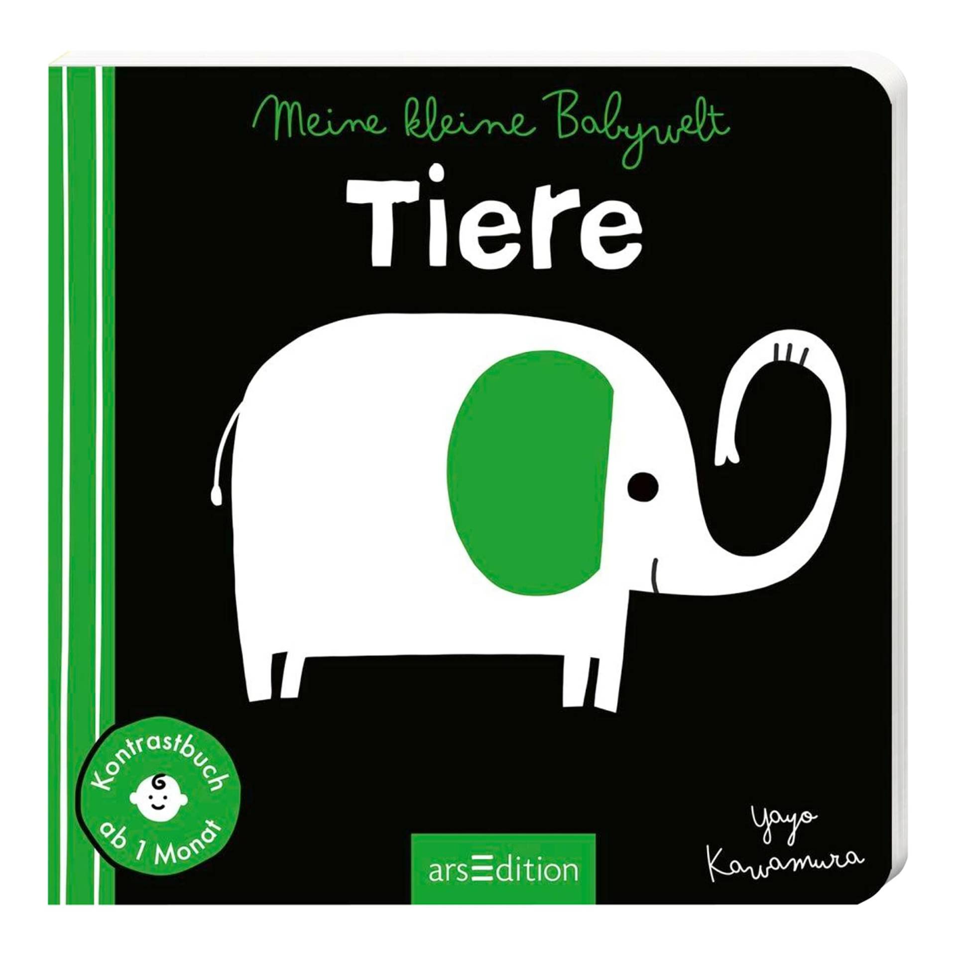 Arsedition Pappbilderbuch Meine kleine Babywelt: Kontrastbuch Tiere Arsedition Pappbilderbuch Meine kleine Babywelt: Kontrastbuch Tiere von arsEdition