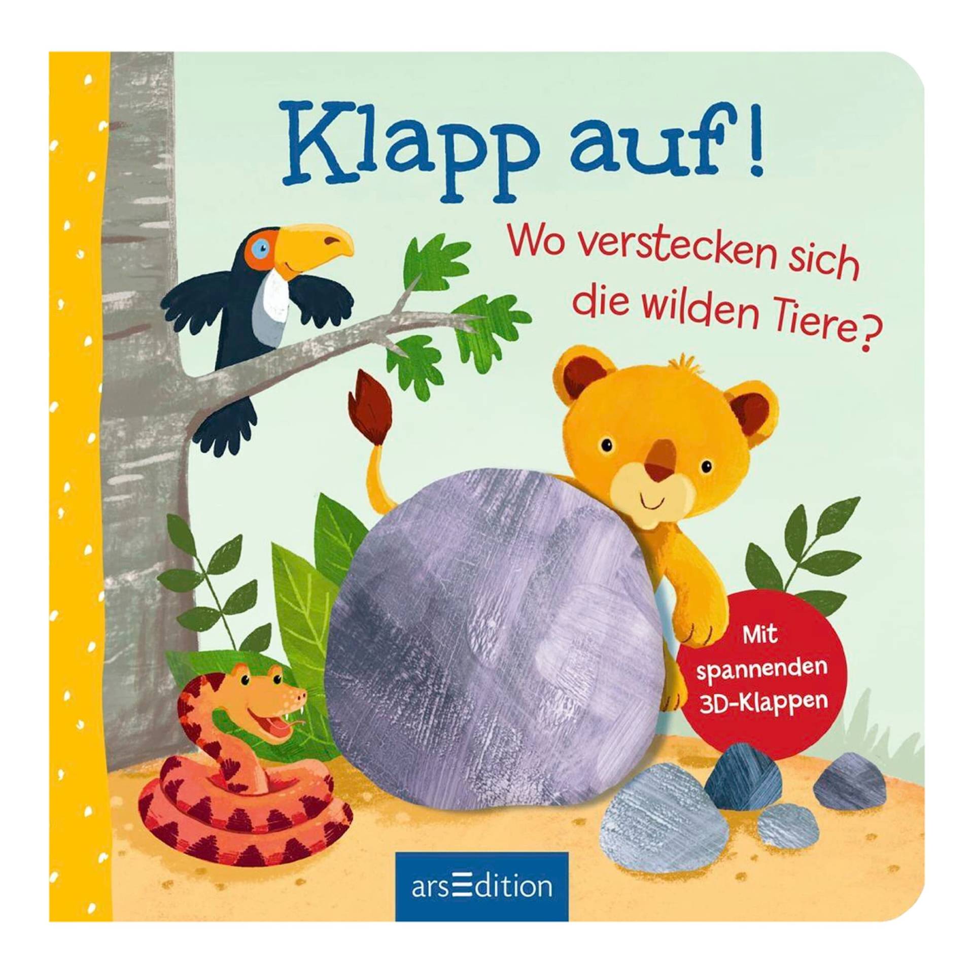 Arsedition Pappbilderbücher Klapp auf! Wo verstecken sich die wilden Tiere? Arsedition Pappbilderbücher Klapp auf! Wo verstecken sich die wilden Tiere? von arsEdition