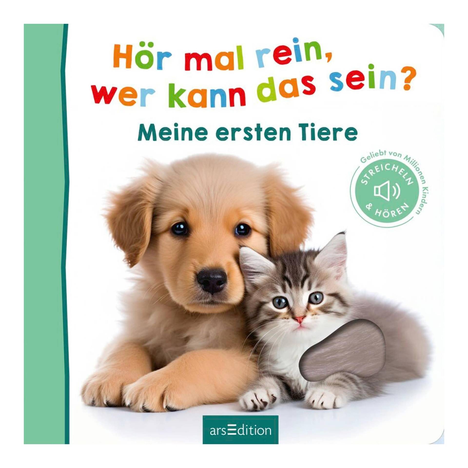 Arsedition Soundbuch Hör mal rein, wer kann das sein? - Meine ersten Tiere Arsedition Soundbuch Hör mal rein, wer kann das sein? - Meine ersten Tiere von arsEdition