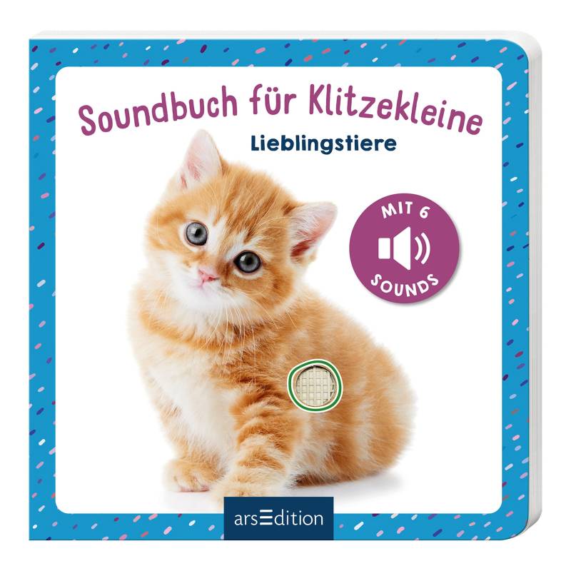 Arsedition Soundbuch für Klitzekleine - Lieblingstiere von arsEdition