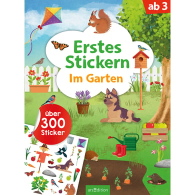 arsEdition Erstes Stickern – Im Garten von arsEdition