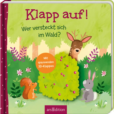 arsEdition Klapp auf! Wer versteckt sich im Wald? von arsEdition