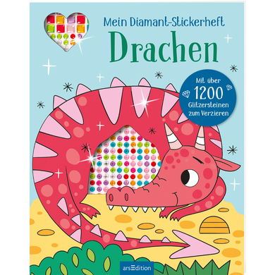 arsEdition Mein Diamant-Stickerheft – Drachen von arsEdition