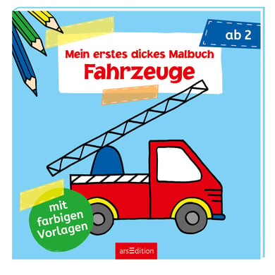 arsEdition Mein erstes dickes Malbuch - Fahrzeuge von arsEdition