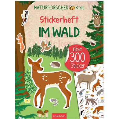 arsEdition Naturforscher-Kids – Stickerheft Im Wald von arsEdition