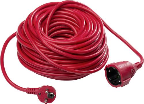 AS Schwabe 51153 Strom Verlängerungskabel 16A Rot 15.00m H05VV-F 3G 1,5mm² von AS Schwabe