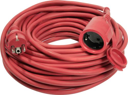 AS Schwabe 60215 Strom Verlängerungskabel 16A Rot 15.00m H05RR-F 3G 1,5mm² von AS Schwabe