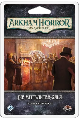 Fantasy Flight Games, Arkham Horror: LCG – Die Mittwinter-Gala, Szenario-Erweiterung, Expertenspiel, Kartenspiel, 1-4 Spieler, Ab 14+ Jahren, 45 Minuten, Deutsch von Fantasy Flight Games