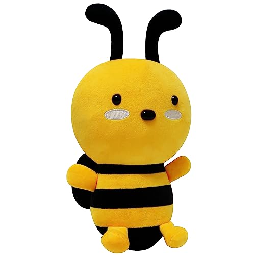 atenbeo 25cm Biene Kuscheltier, Kuscheltier Biene Plüschtier Biene Stofftier Kawaii Plush Cute Plushies Bienen Deko für Frauen Männer Kinder Erwachsene Mädchen Jungen Weihnachten Geburtstag von atenbeo