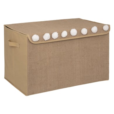 atmosphera Aufbewahrungsbox Jute Pompons von atmosphera for kids