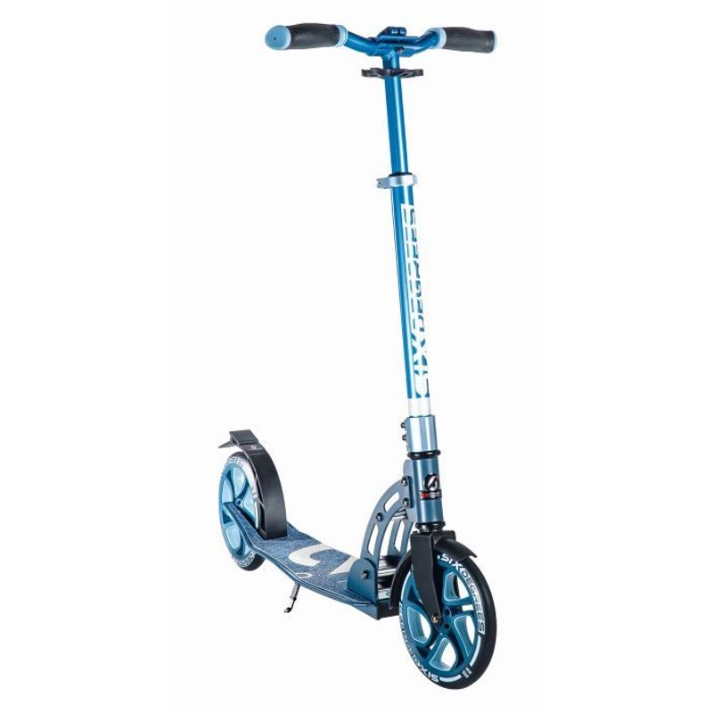 SIX DEGREES Aluminium Scooter 205 mm blau von authentic sports & toys GmbH