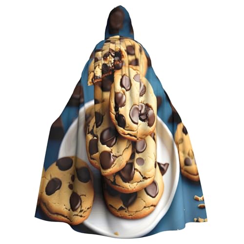 axzttupy Cookies Food Schokoladenstückchen Kekse Druck Unisex Halloween Kapuzenumhang volle Länge für Mittelalter Renaissance Cosplay Kostüme axzttupy Cookies Food Schokoladenstückchen Kekse Druck Unisex Halloween Kapuzenumhang volle Länge für Mittelalter Renaissance Cosplay Kostüme von axzttupy