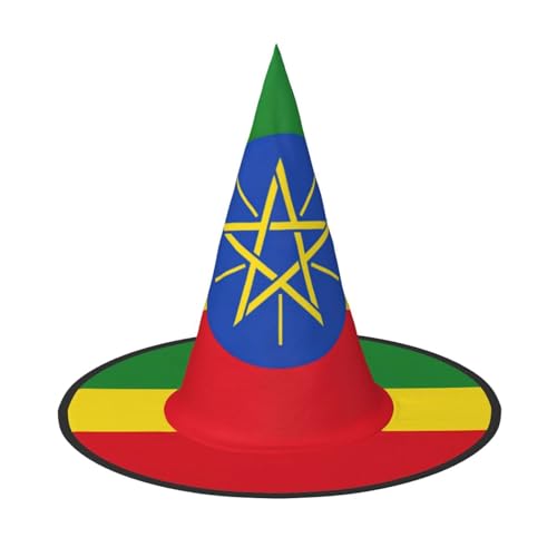 axzttupy Flagge von Äthiopien Druck Halloween Hexenhut Unisex Karneval Kostüm Zubehör Partys Cosplay und Festlich axzttupy Flagge von Äthiopien Druck Halloween Hexenhut Unisex Karneval Kostüm Zubehör Partys Cosplay und Festlich von axzttupy