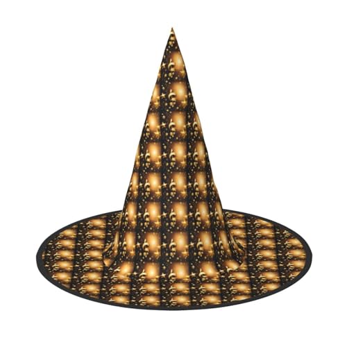 axzttupy Goldene Musiknote mit gefallenem glänzendem Sternaufdruck, Halloween, Hexenhut, Unisex, Karneval, Kostüm, Zubehör, Partys, Cosplay und Festlich axzttupy Goldene Musiknote mit gefallenem glänzendem Sternaufdruck, Halloween, Hexenhut, Unisex, Karneval, Kostüm, Zubehör, Partys, Cosplay und Festlich von axzttupy