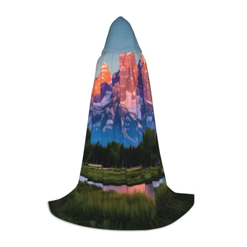 axzttupy Grand Teton Nationalpark-Druck, Unisex, mit Kapuze, volle Länge, Umhang für Zauberer, Weihnachten, Karneval, Halloween, Cosplay axzttupy Grand Teton Nationalpark-Druck, Unisex, mit Kapuze, volle Länge, Umhang für Zauberer, Weihnachten, Karneval, Halloween, Cosplay von axzttupy