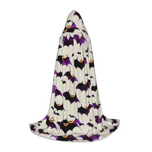 axzttupy Halloween Fliegende lila Fledermäuse Druck Unisex Kapuze volle Länge Umhang für Zauberer Weihnachten Karneval Halloween Cosplay axzttupy Halloween Fliegende lila Fledermäuse Druck Unisex Kapuze volle Länge Umhang für Zauberer Weihnachten Karneval Halloween Cosplay von axzttupy