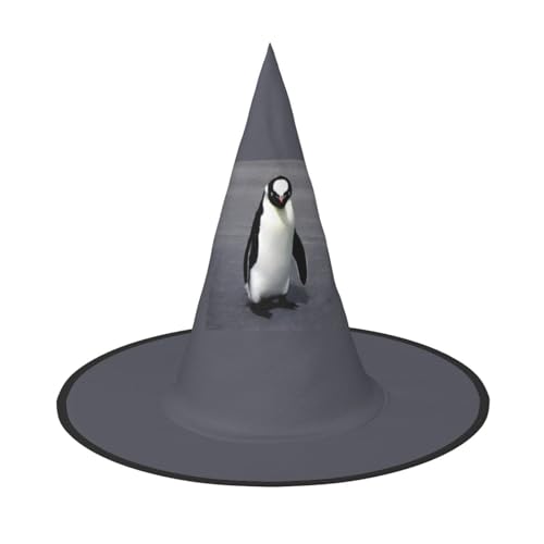 axzttupy Niedlicher Pinguin-Druck Halloween Hexenhut Unisex Karneval Kostüm Zubehör Partys Cosplay und Festlich axzttupy Niedlicher Pinguin-Druck Halloween Hexenhut Unisex Karneval Kostüm Zubehör Partys Cosplay und Festlich von axzttupy