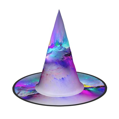axzttupy Nordlichter Malerei Druck Halloween Hexenhut Unisex Karneval Kostüm Zubehör Partys Cosplay und Festlich axzttupy Nordlichter Malerei Druck Halloween Hexenhut Unisex Karneval Kostüm Zubehör Partys Cosplay und Festlich von axzttupy