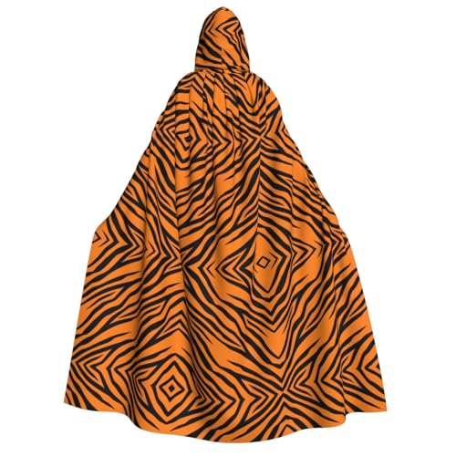 axzttupy Oranger Tiger-Leopardenmuster für Erwachsene, Kapuzenumhang, Halloween, Weihnachten, Karneval, Partys, Mittelalter-Kostüm axzttupy Oranger Tiger-Leopardenmuster für Erwachsene, Kapuzenumhang, Halloween, Weihnachten, Karneval, Partys, Mittelalter-Kostüm von axzttupy