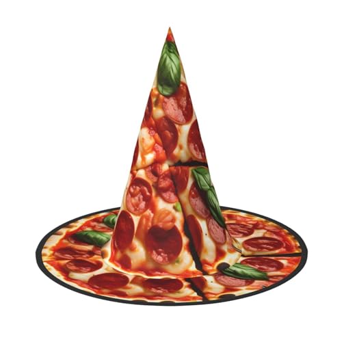 axzttupy Pizza Food Print Halloween Hexenhut Unisex Karneval Kostüm Zubehör Partys Cosplay und Festlich axzttupy Pizza Food Print Halloween Hexenhut Unisex Karneval Kostüm Zubehör Partys Cosplay und Festlich von axzttupy