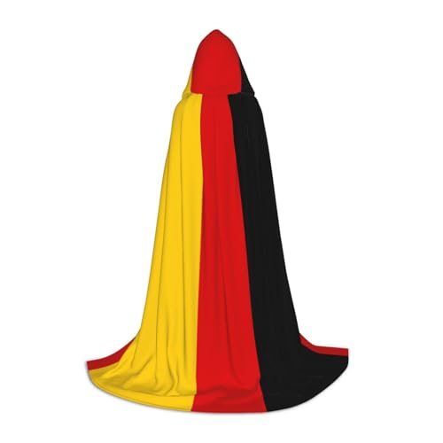 axzttupy Umhang mit deutscher Flagge, Unisex, mit Kapuze, für Zauberer, Weihnachten, Karneval, Halloween, Cosplay axzttupy Umhang mit deutscher Flagge, Unisex, mit Kapuze, für Zauberer, Weihnachten, Karneval, Halloween, Cosplay von axzttupy