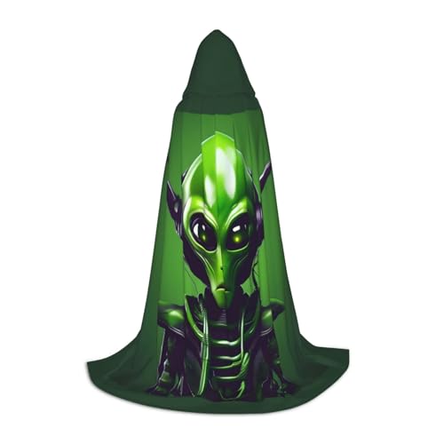 axzttupy Umhang mit langen Ohren, Alien-Druck, Unisex, mit Kapuze, volle Länge, für Zauberer, Weihnachten, Karneval, Halloween, Cosplay axzttupy Umhang mit langen Ohren, Alien-Druck, Unisex, mit Kapuze, volle Länge, für Zauberer, Weihnachten, Karneval, Halloween, Cosplay von axzttupy