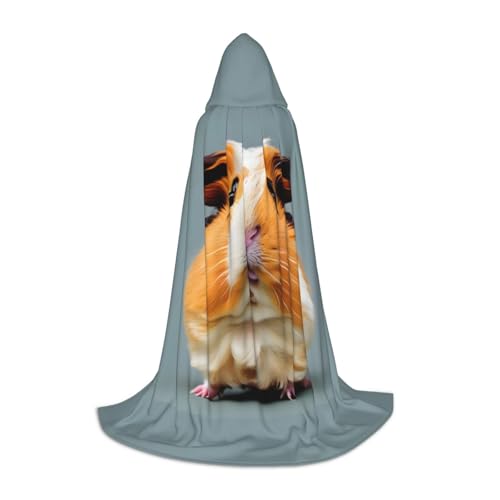 axzttupy Unisex Kapuzenumhang mit Meerschweinchen-Aufdruck, für Zauberer, Weihnachten, Karneval, Halloween, Cosplay axzttupy Unisex Kapuzenumhang mit Meerschweinchen-Aufdruck, für Zauberer, Weihnachten, Karneval, Halloween, Cosplay von axzttupy