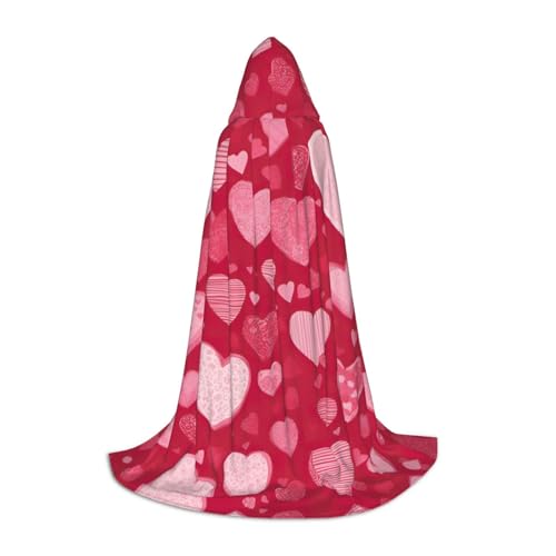 axzttupy Unisex Umhang mit Kapuze zum Valentinstag, für Zauberer, Weihnachten, Karneval, Halloween, Cosplay axzttupy Unisex Umhang mit Kapuze zum Valentinstag, für Zauberer, Weihnachten, Karneval, Halloween, Cosplay von axzttupy