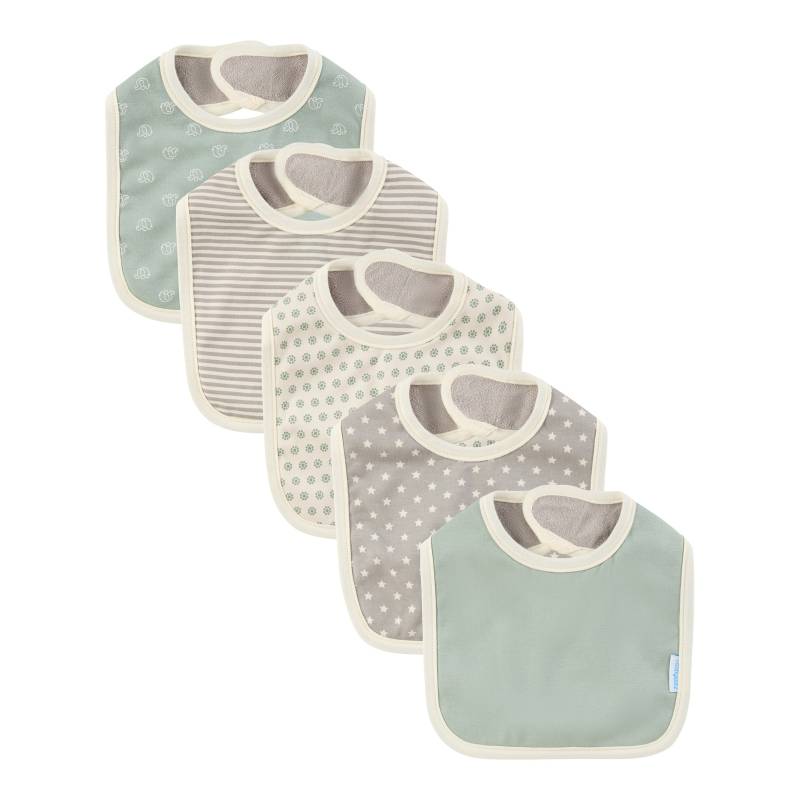 Baby-Walz Basics 5er-Pack Lätzchen wasserabweisend von baby-walz