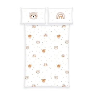 babybest® Flanell-Bettwäsche Little Friends 100 x 135cm von babybest®