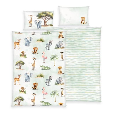 babybest® Flanell-Bettwäsche Safari 100x135cm von babybest®