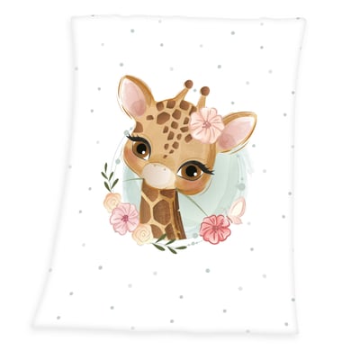 babybest® Microfaser-Flauschdecke Giraffe 75 x 100 cm von babybest®