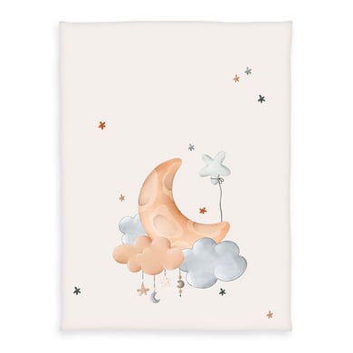 babybest® Microfaser-Flauschdecke Moon and Stars 75 x 100 cm von babybest®