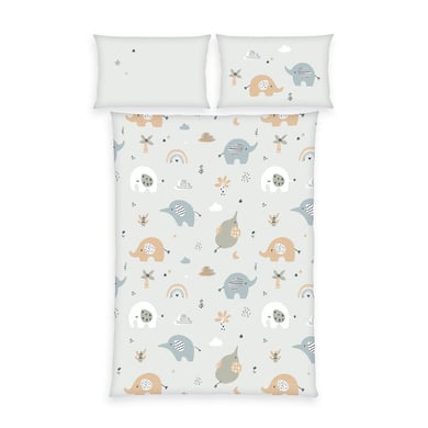 babybest®Bettwäsche Elephants 100 x 135 cm von babybest®