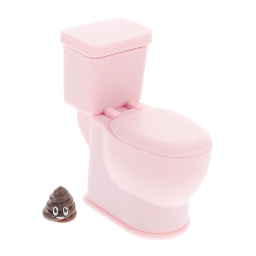 Balacoo Miniatur Toilette mit Ladefunktion Detailliertes Puppenhaus Badezimmer Zubehör Realistische Miniatur Badezimmermöbel für Puppenhaus Spiel Dekoration Rosa Modell Balacoo Miniatur Toilette mit Ladefunktion Detailliertes Puppenhaus Badezimmer Zubehör Realistische Miniatur Badezimmermöbel für Puppenhaus Spiel Dekoration Rosa Modell von balacoo