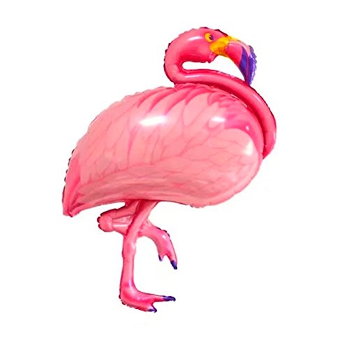 ballonfritz® Flamingo Ballon - XXL Riesenballon für Luft und Helium 100x60x20cm als Geburtstagsgeschenk, Party-Deko oder Überraschung für die Freundin von ballonfritz