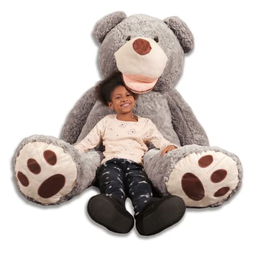 Banabear Lerosier Teddy trägt Riesenplüsch von 130 bis 340 cm !! Teddybär Teddybär Riesiger Bär (Grau, 200 cm) von bananair