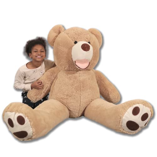 Banabear Lerosier Teddy trägt Riesenplüsch von 130 bis 340 cm !! Teddybär Teddybär Riesiger Bär (Hellbraun, 160 cm) von bananair