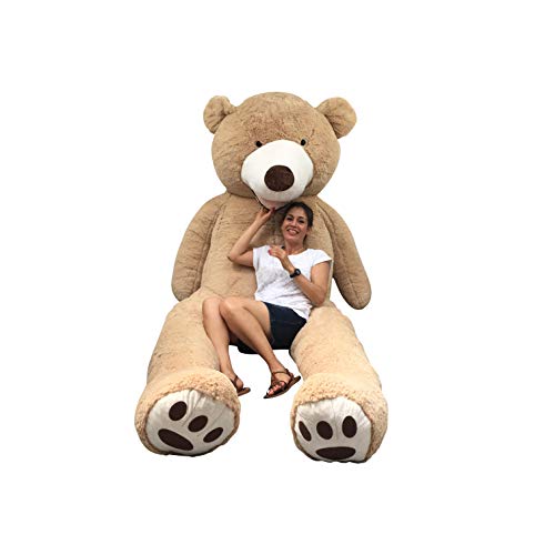 Banabear Lerosier Teddy trägt Riesenplüsch von 130 bis 340 cm !! Teddybär Teddybär Riesiger Bär (Hellbraun, 340 cm) von bananair